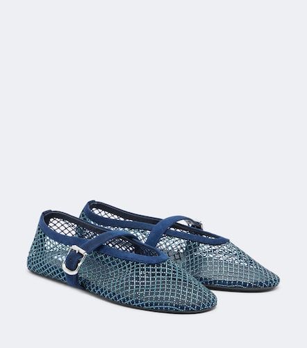 Alaïa Ballerinas Mary Jane mit Veloursleder - Alaia - Modalova
