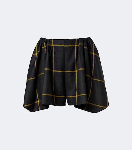 Patou Checked virgin wool shorts - Patou - Modalova