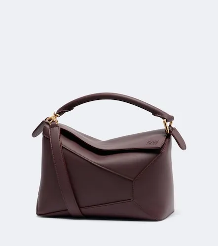 Puzzle Edge Small leather top-handle bag - Loewe - Modalova