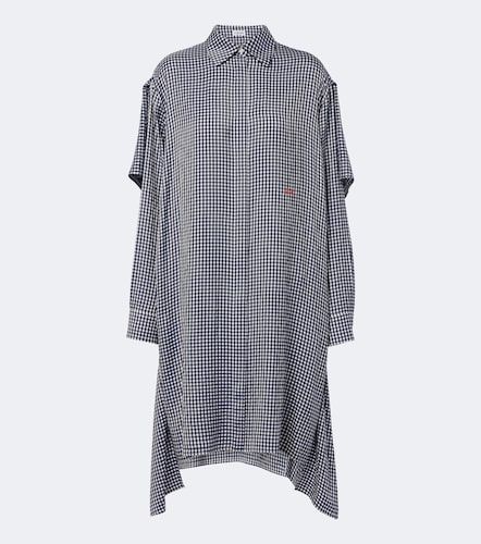 Hemdblusenkleid Double L aus Seide - Loewe - Modalova