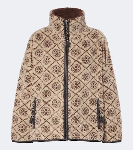 T Monogram printed teddy jacket - Tory Burch - Modalova