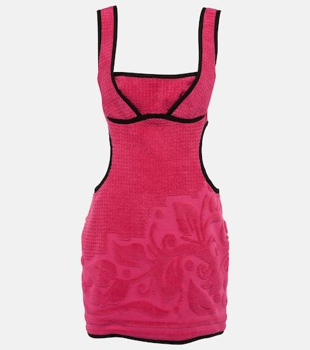 Miniabito in cotone con cut-out - Marine Serre - Modalova