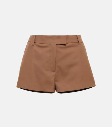 Valentino Gabardine mid-rise shorts - Valentino - Modalova