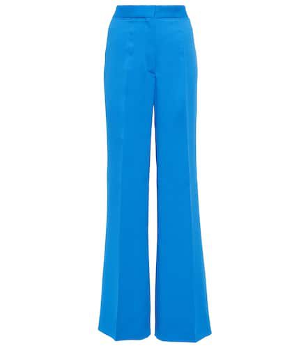 Pantalones anchos de sarga tiro alto - Stella McCartney - Modalova