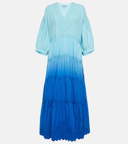 OmbrÃ© cotton poplin maxi dress - Juliet Dunn - Modalova