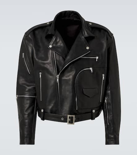 Rick Owens Cropped leather jacket - Rick Owens - Modalova