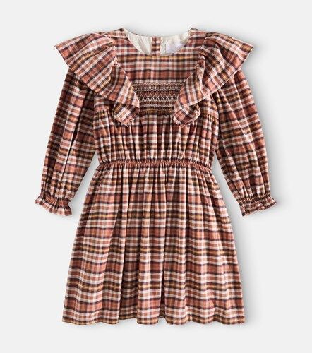 Vestido Alice de franela de algodón a cuadros - C'era Una Volta - Modalova