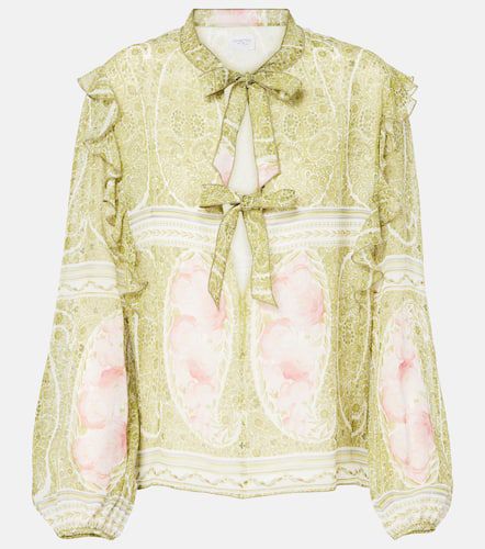 Printed silk georgette blouse - Giambattista Valli - Modalova