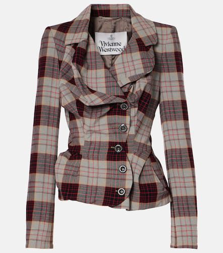 Drunken Tailored checked wool blazer - Vivienne Westwood - Modalova