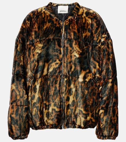 Delima leopard-print bomber jacket - Isabel Marant - Modalova