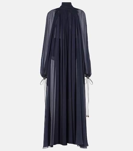 ChloÃ© Gathered silk georgette maxi dress - Chloe - Modalova