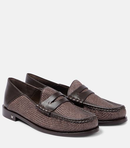 Mocasines penny con efecto rafia - Max Mara - Modalova