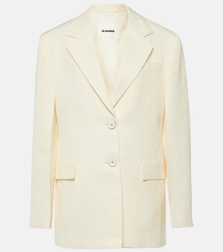 Oversized silk-blend blazer - Jil Sander - Modalova