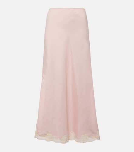 Crystal lace-trimmed maxi skirt - Rixo - Modalova