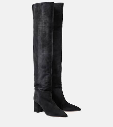 Anja suede over-the-knee boots - Paris Texas - Modalova