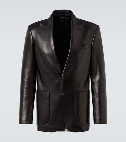 Tom Ford Blazer monopetto in pelle - Tom Ford - Modalova