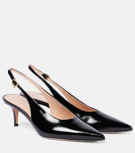 Robbie 55 patent leather slingback pumps - Gianvito Rossi - Modalova