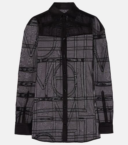 Camicia in voile di cotone e seta con ricamo - Toteme - Modalova