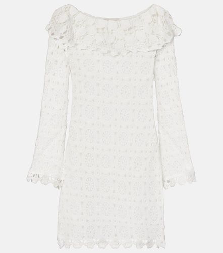 Vestido corto Envalira de croché de algodón - Rixo - Modalova
