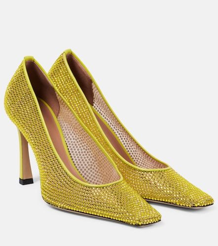 Pumps Juno 95 con cristalli - The Attico - Modalova