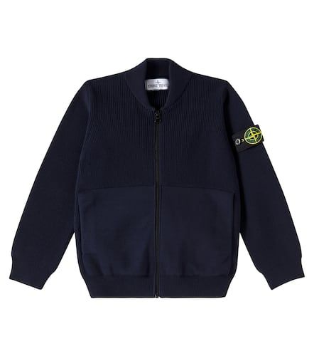 Compass cotton polo sweater - Stone Island Junior - Modalova