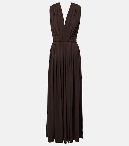 Pleated gathered maxi dress - Max Mara - Modalova