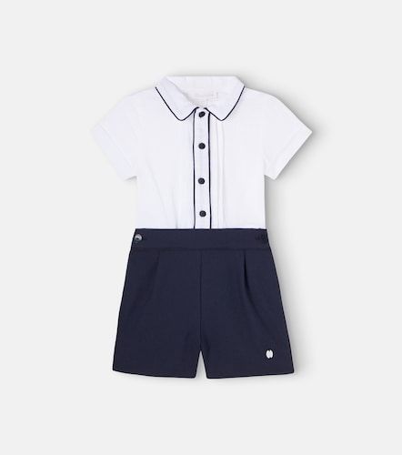 Bebé - set de camisa y shorts en mezcla de algodón - Patachou - Modalova