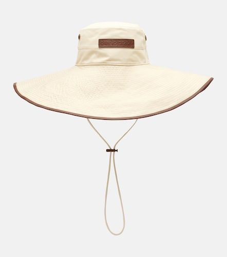 Cappello in misto cotone con pelle - Burberry - Modalova