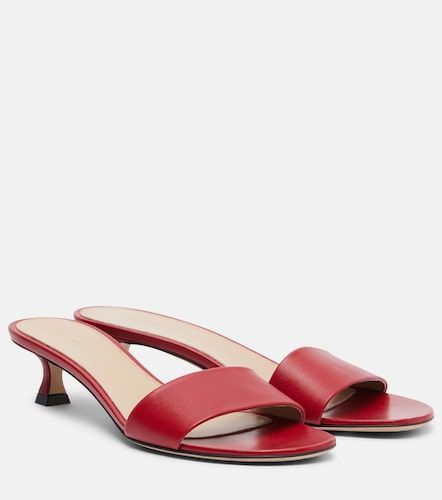 The Row Combo leather slides - The Row - Modalova