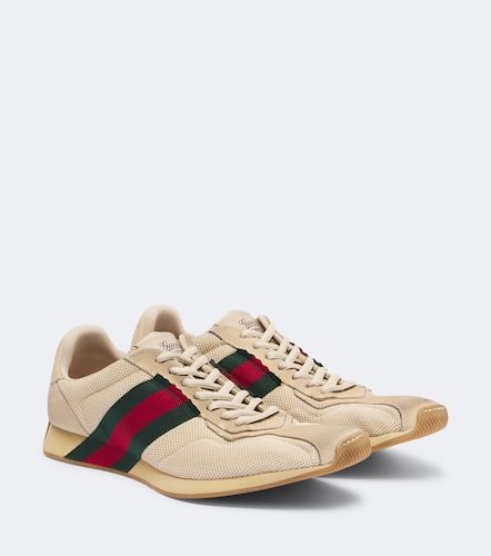 Tempo suede-trimmed sneakers - Gucci - Modalova