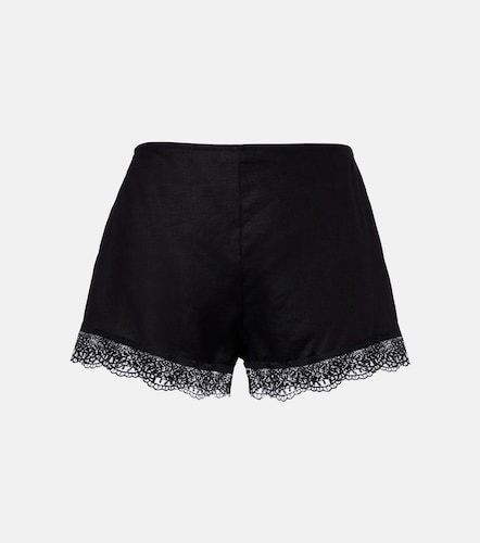 Staud Shorts Von de lino con encaje - Staud - Modalova