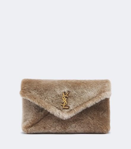 Clutch Cassandre Large de borrego - Saint Laurent - Modalova