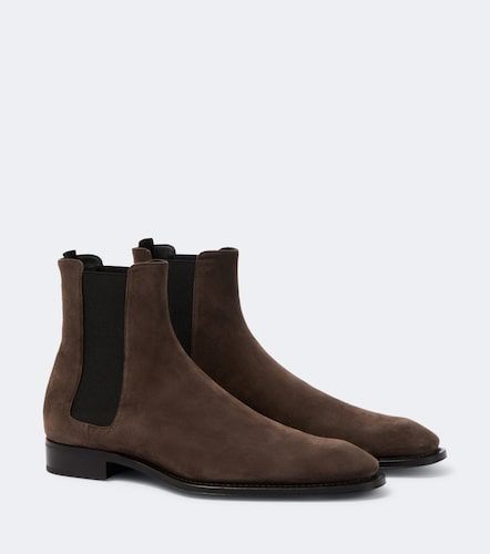 Aurelien suede Chelsea boots - Saint Laurent - Modalova