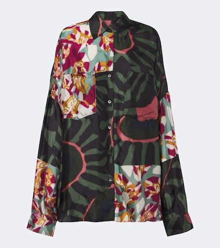 Camicia in twill con stampa - Dries Van Noten - Modalova