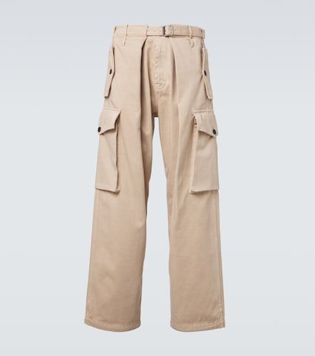 Pantaloni cargo in raso di cotone - Loewe - Modalova