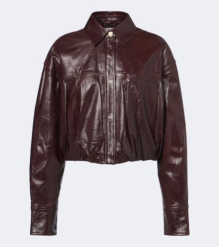 Sportmax Cropped-Jacke aus Leder - Sportmax - Modalova