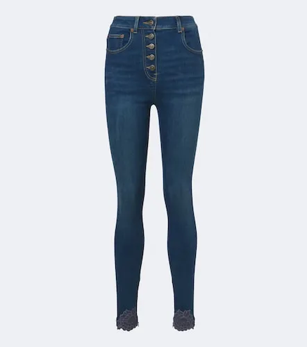 Jeans skinny con encaje - Valentino Garavani - Modalova
