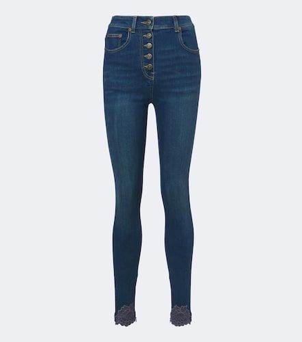 Valentino Skinny Jeans mit Spitze - Valentino - Modalova