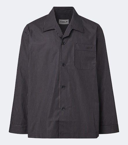 Camicia pigiama in cotone a quadri - CDLP - Modalova
