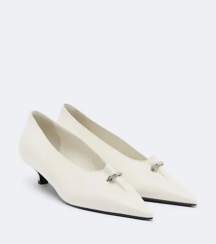 Pierced embellished leather pumps - Toteme - Modalova