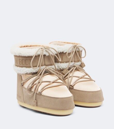 Icon Low Pearly Plus satin snow boots - Moon Boot - Modalova