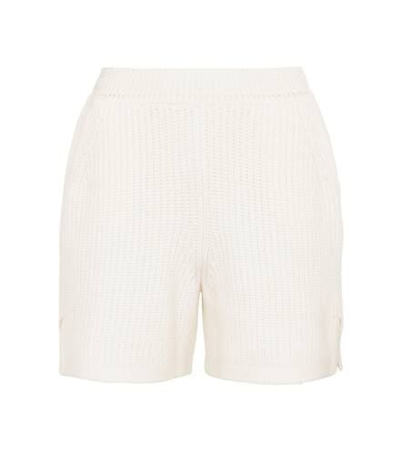 Ribbed-knit cashmere and cotton shorts - Barrie - Modalova