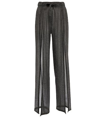 Balmain Metallic knit pants - Balmain - Modalova