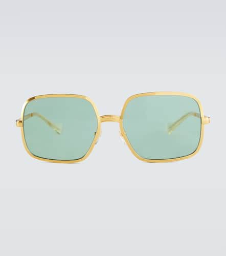 Gucci Square-frame metal sunglasses - Gucci - Modalova