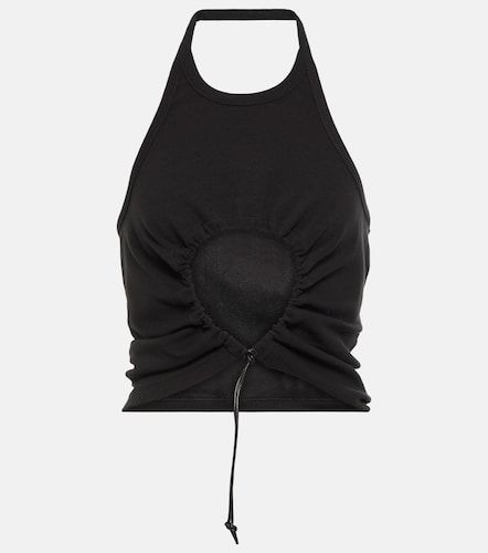 Alaia Halter neck ruched cotton top - Alaia - Modalova