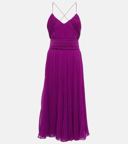 Clarino pleated georgette midi dress - Max Mara - Modalova