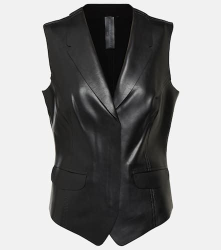 Norma Kamali Faux leather vest - Norma Kamali - Modalova