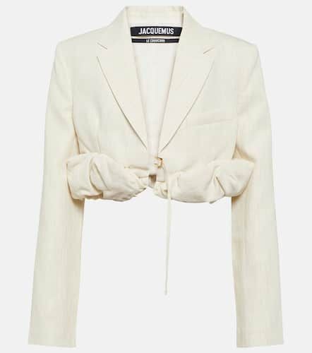 La Croissant linen-blend jacket - Jacquemus - Modalova