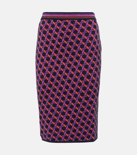 Falda midi Hazel en jacquard - Diane von Furstenberg - Modalova