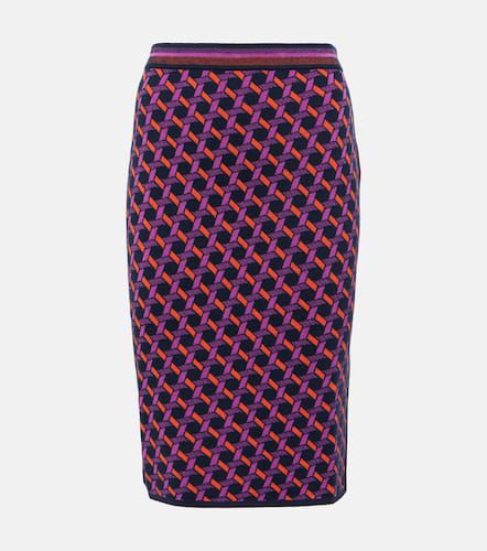 Hazel jacquard midi skirt - Diane von Furstenberg - Modalova